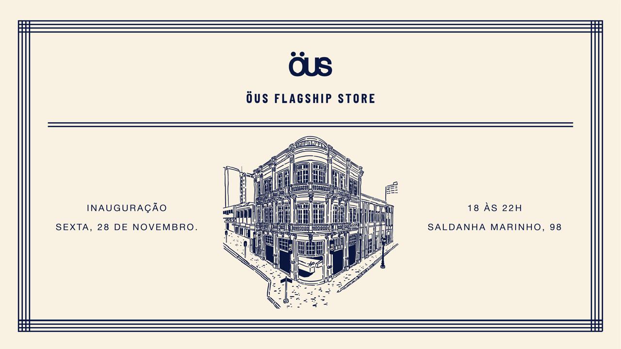 ÖUS inaugura sua primeira Flagship Store nesta sexta, 28
